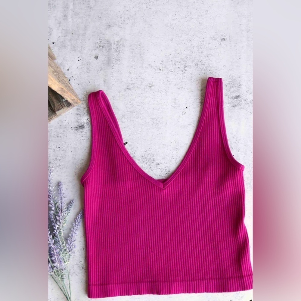 Free People Intimately crop top purple